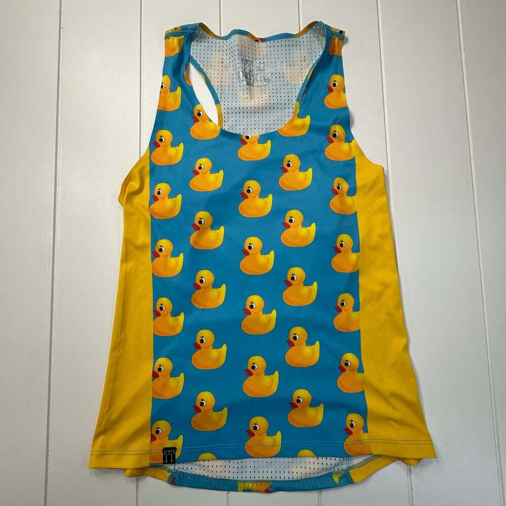 ChicknLegs Rubber Ducky Performance Tank Top Singlet XS